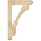 Ekena Millwork Legacy Arts and Crafts Rough Sawn Bracket w/ Offset Brace, Douglas Fir, 6"W x 22"D x 34"H BKT0604X22X34LEC03RDF - alternate 2